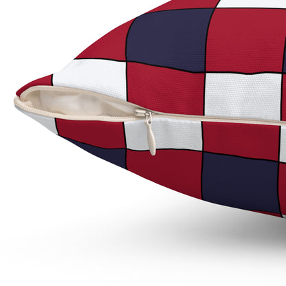 Thailand Retro Check Cushion Pillow