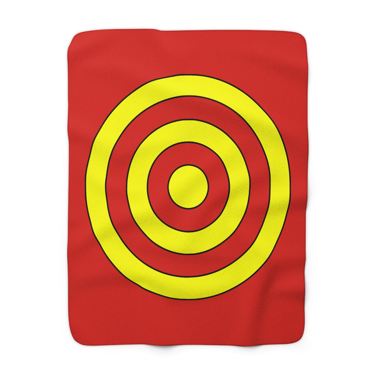 Vietnam Retro Target Blanket Throw