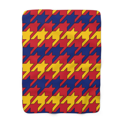 Venezuela Retro Houndstooth Blanket Throw