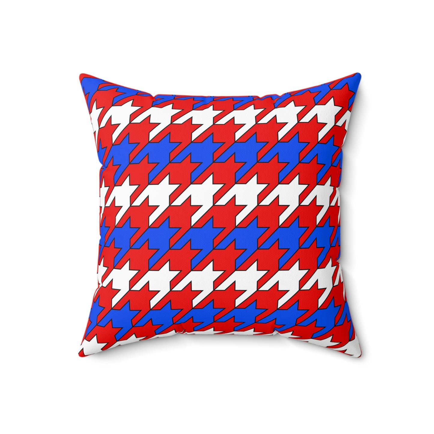 Puerto Rico Retro Houndstooth Cushion Pillow