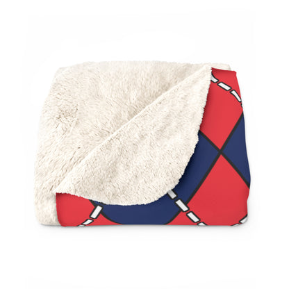 Norway Retro Argyle Blanket Throw