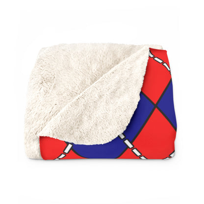 Taiwan Retro Argyle Blanket Throw