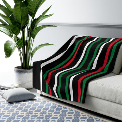 Syria Retro Stripes Blanket Throw