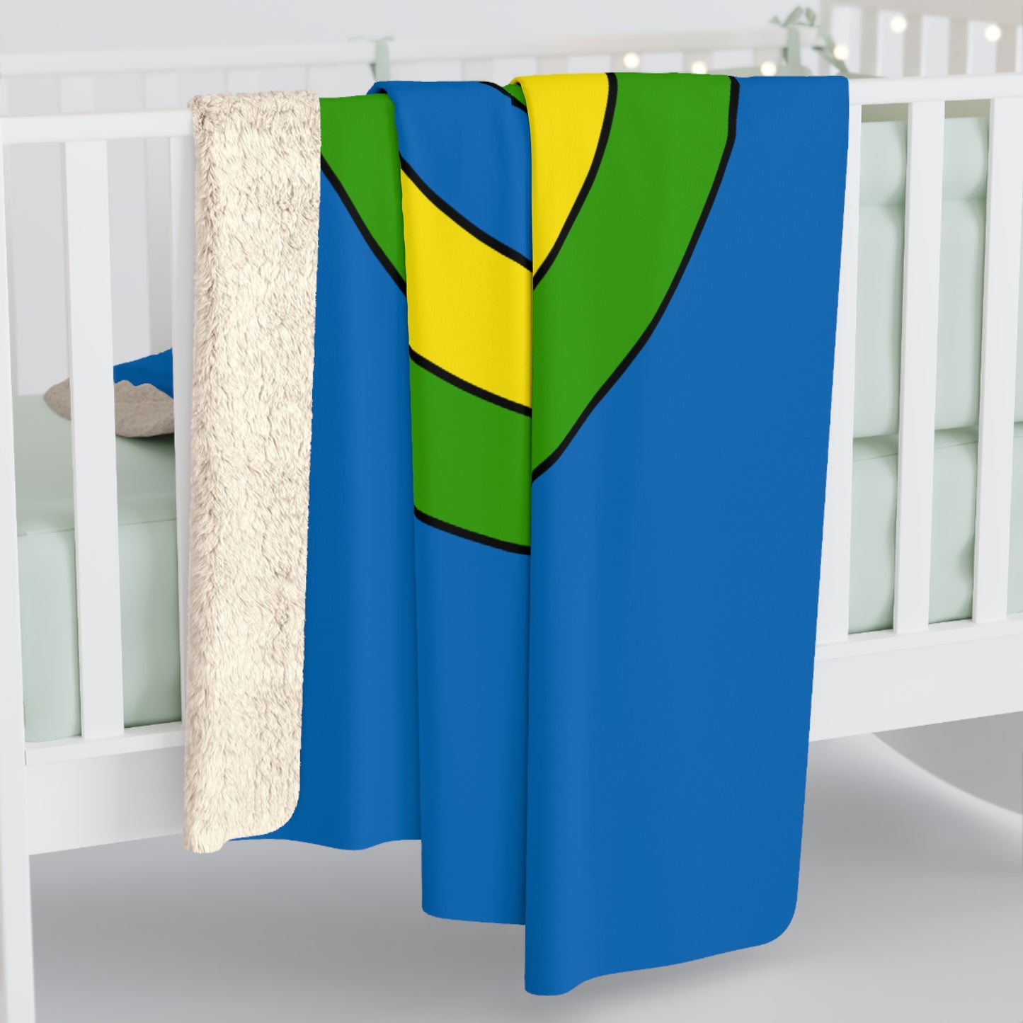 Gabon Retro Target Blanket Throw