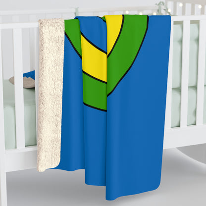 Gabon Retro Target Blanket Throw