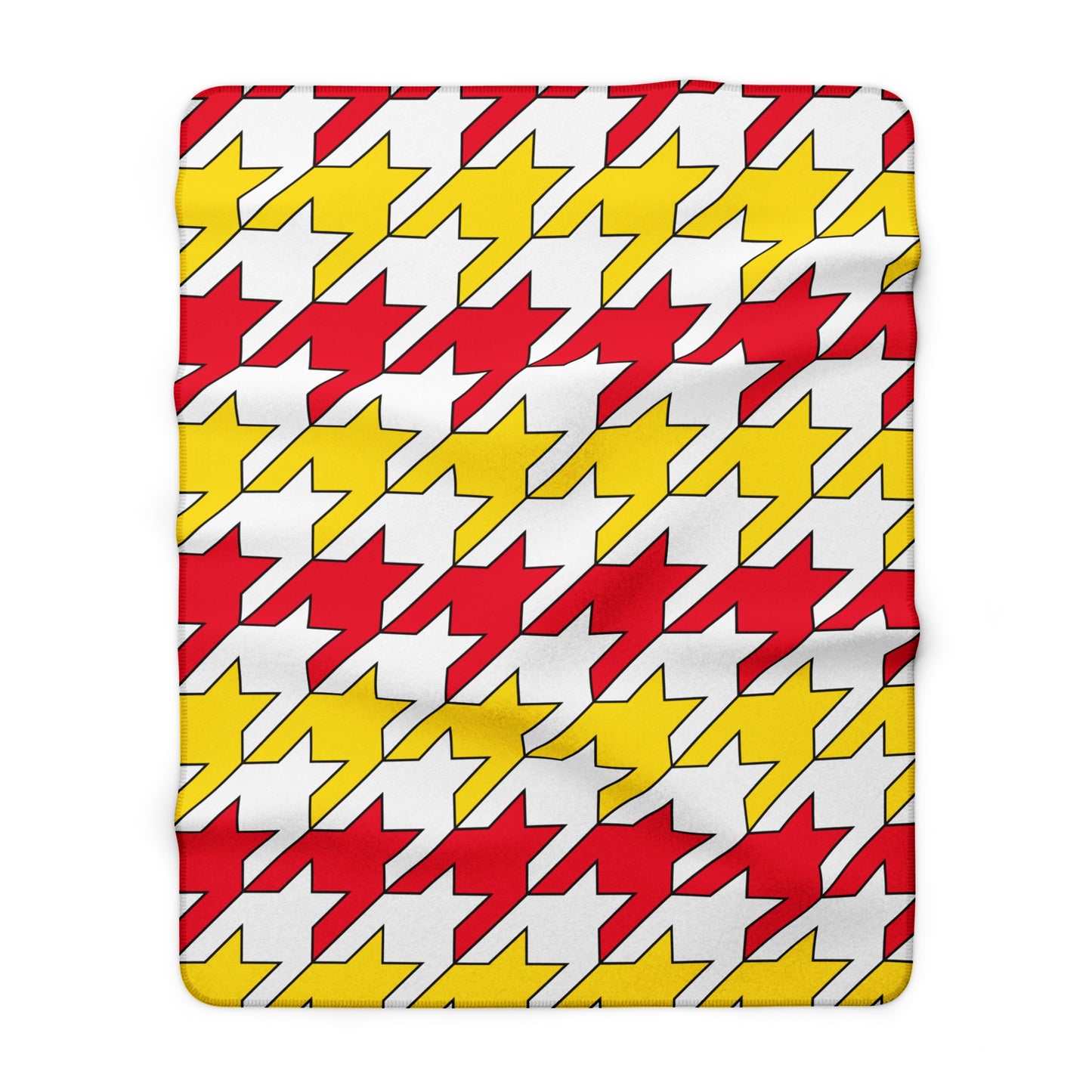 Guernsey Retro Houndstooth Blanket Throw
