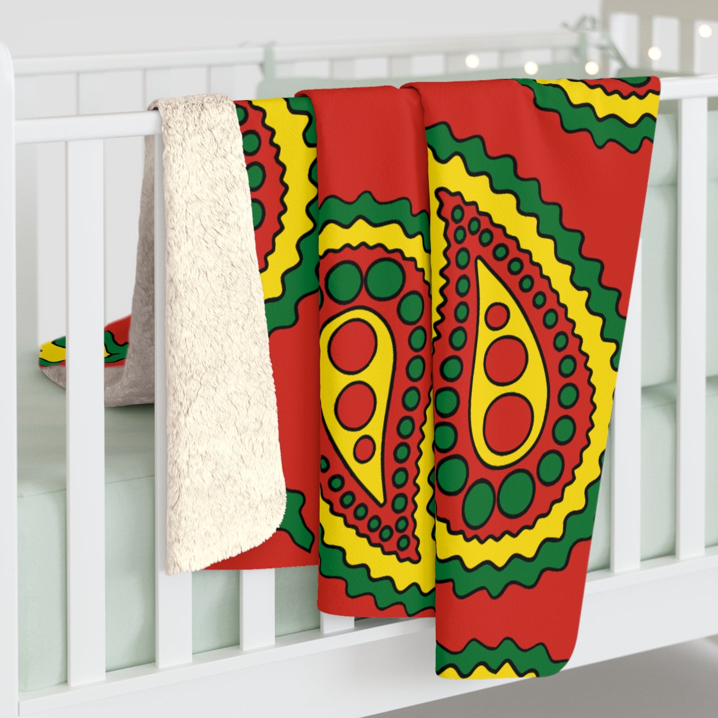 Bolivia Retro Paisley Blanket Throw