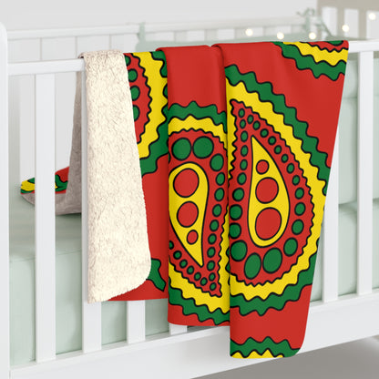 Bolivia Retro Paisley Blanket Throw
