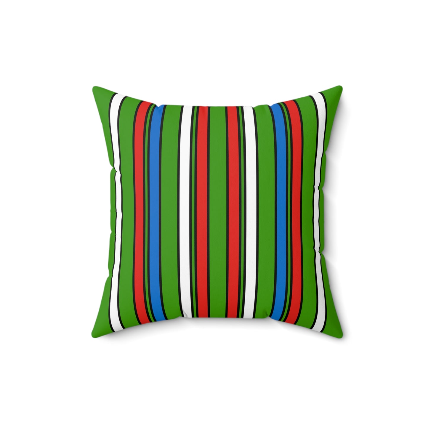 Equatorial Guinea Retro Stripes Cushion Pillow