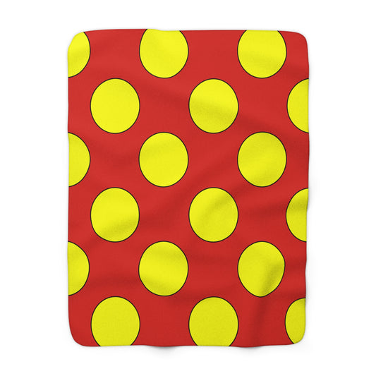 Vietnam Retro Polka Dots Blanket Throw