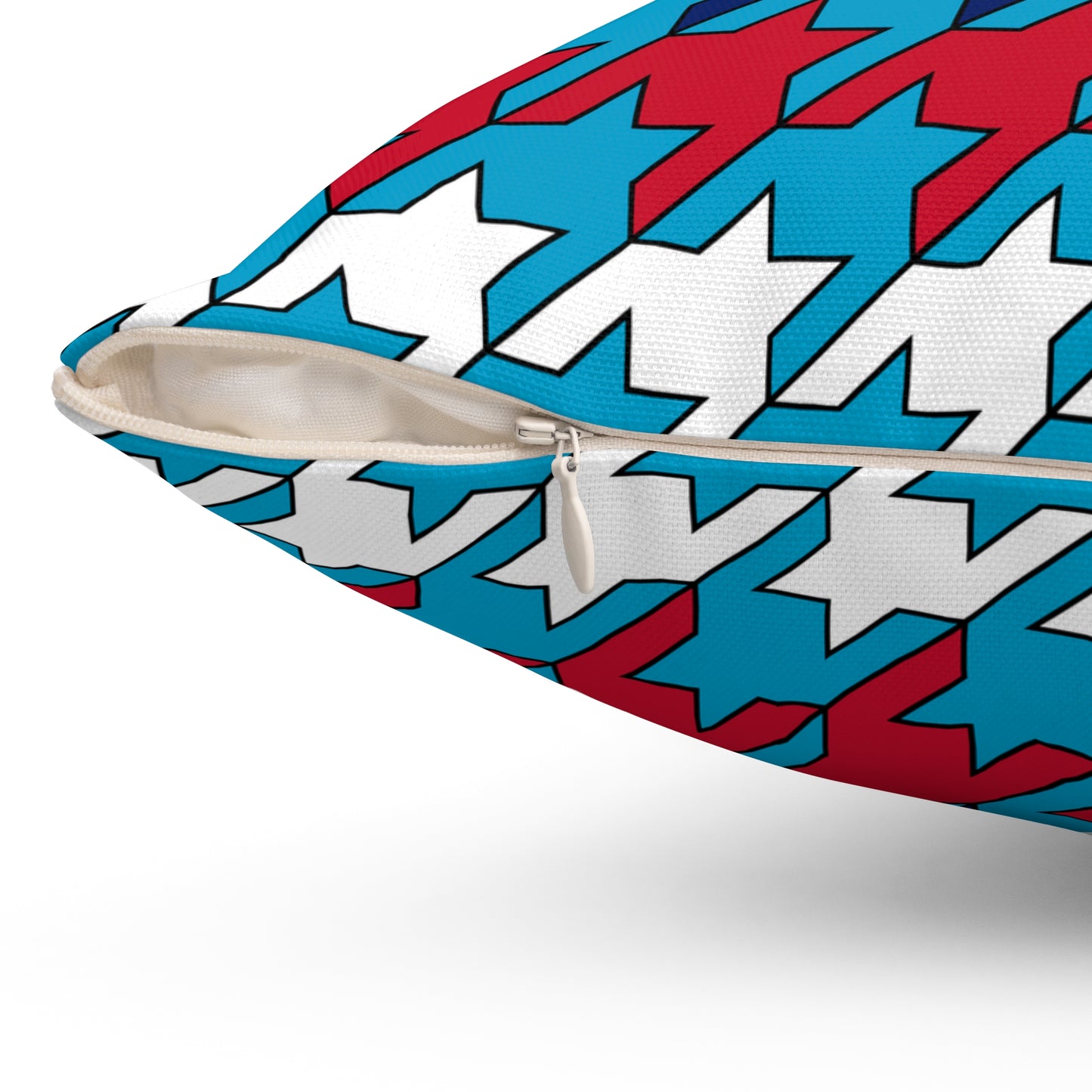 Tuvalu Retro Houndstooth Cushion Pillow