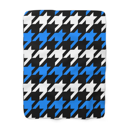 Estonia Retro Houndstooth Blanket Throw