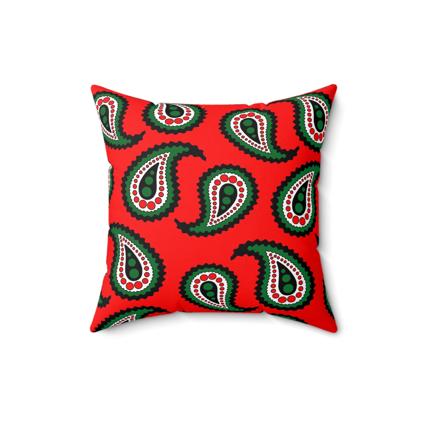 United Arab Emirates Retro Paisley Cushion Pillow