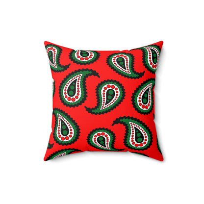 United Arab Emirates Retro Paisley Cushion Pillow
