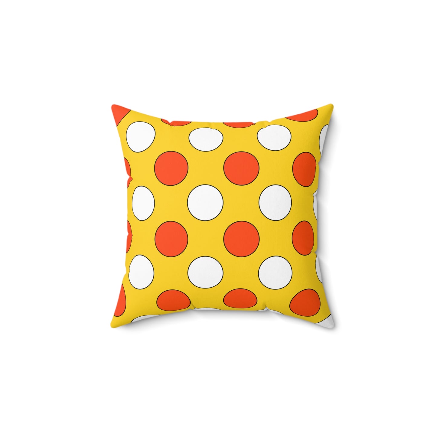 Bhutan Retro Polka Dots Cushion Pillow
