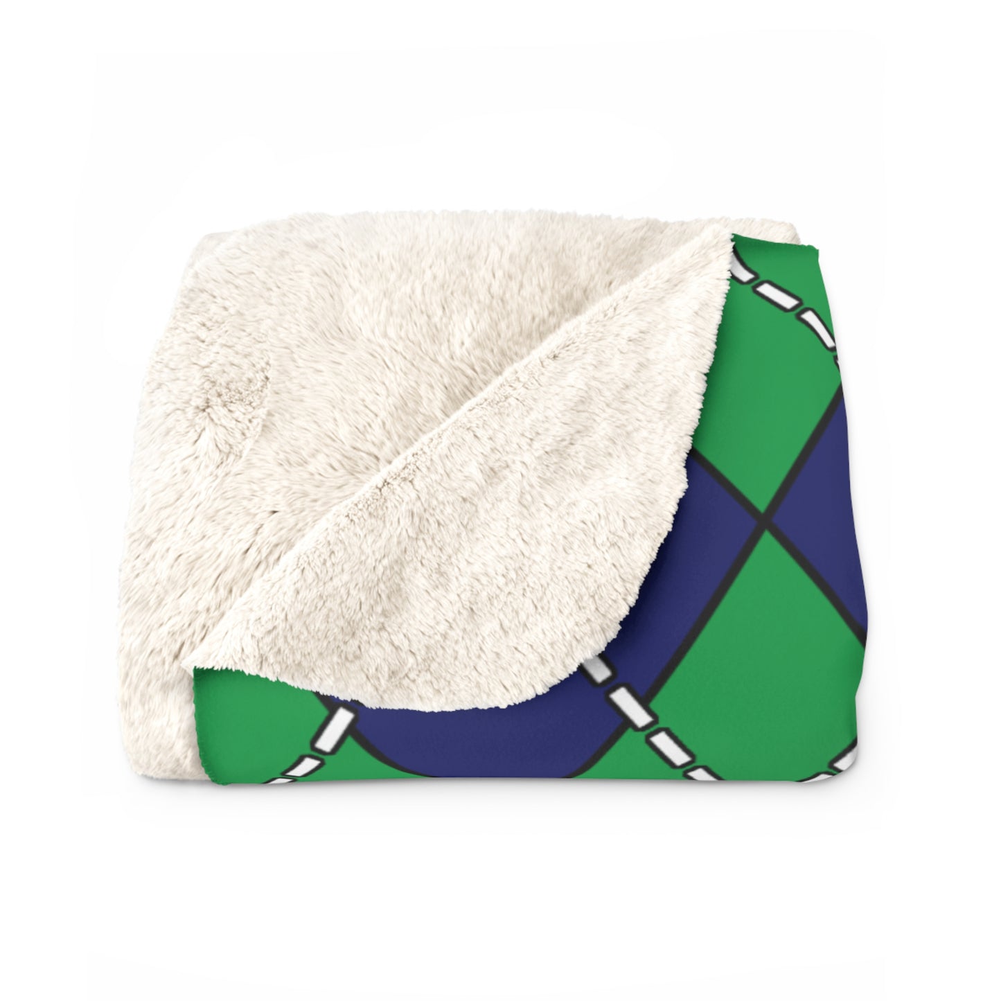 Mauritius Retro Argyle Blanket Throw