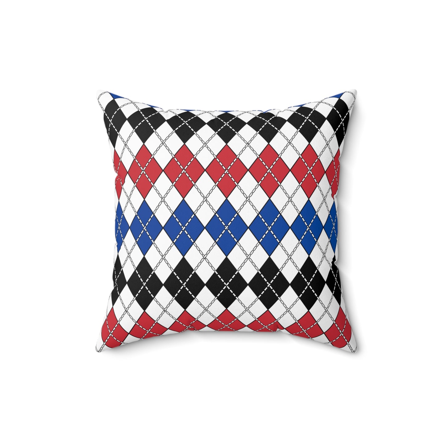 Republic Of Korea Retro Argyle Cushion Pillow