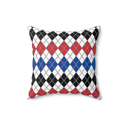 Republic Of Korea Retro Argyle Cushion Pillow