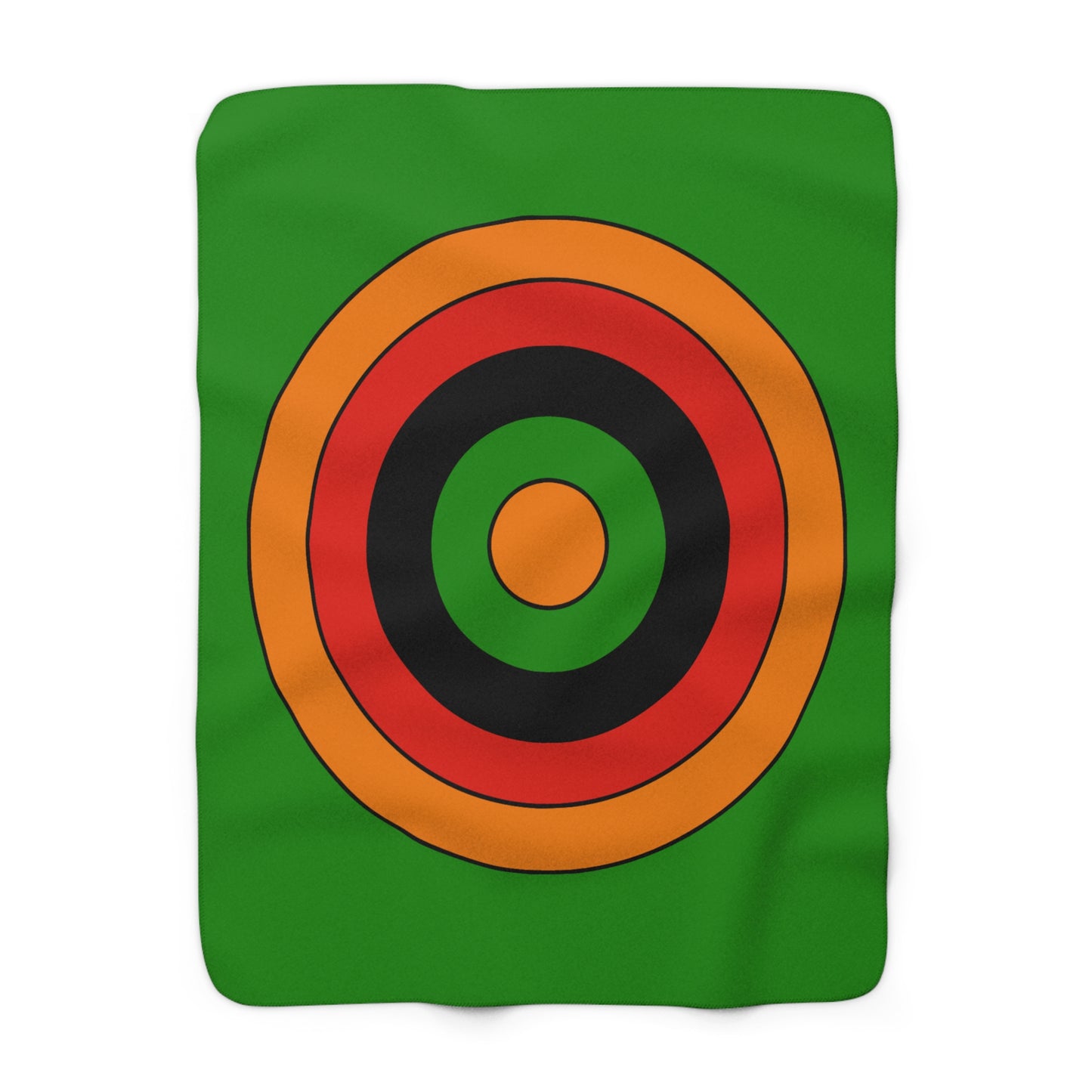 Zambia Retro Target Blanket Throw