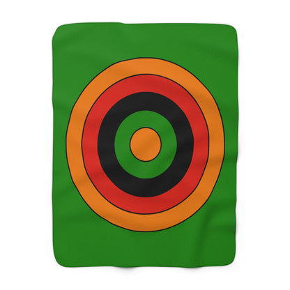 Zambia Retro Target Blanket Throw