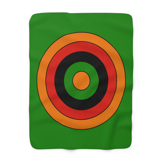 Zambia Retro Target Blanket Throw