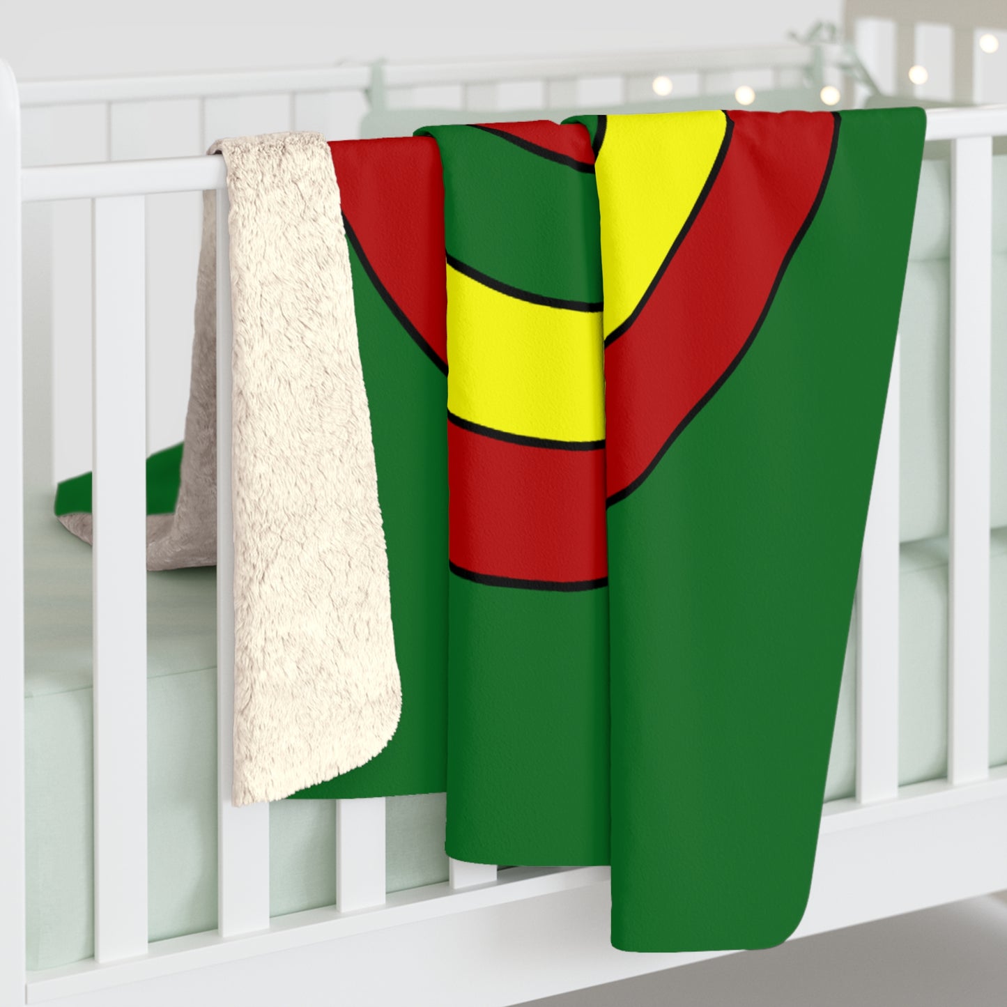 Senegal Retro Target Blanket Throw