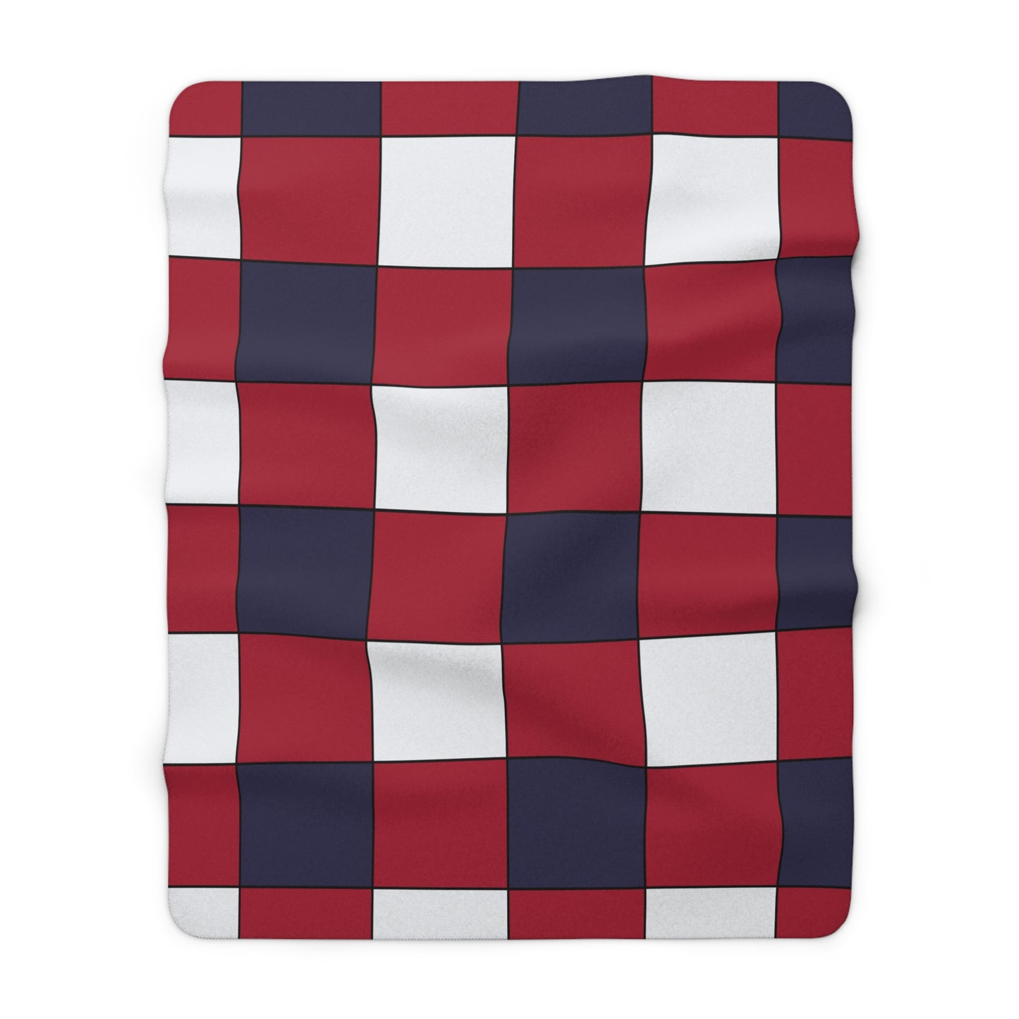 Thailand Retro Check Blanket Throw