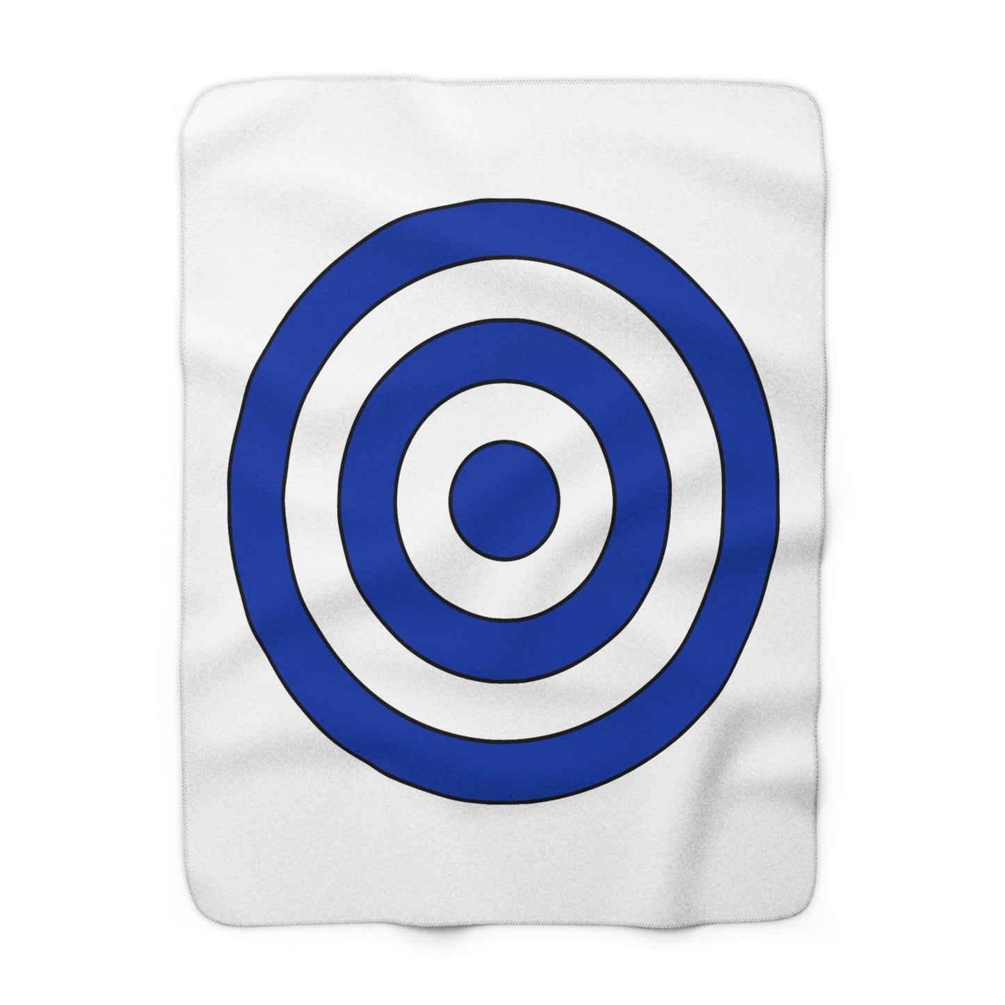 Uruguay Retro Target Blanket Throw