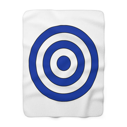 Uruguay Retro Target Blanket Throw