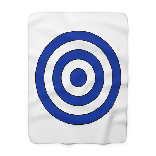 Uruguay Retro Target Blanket Throw