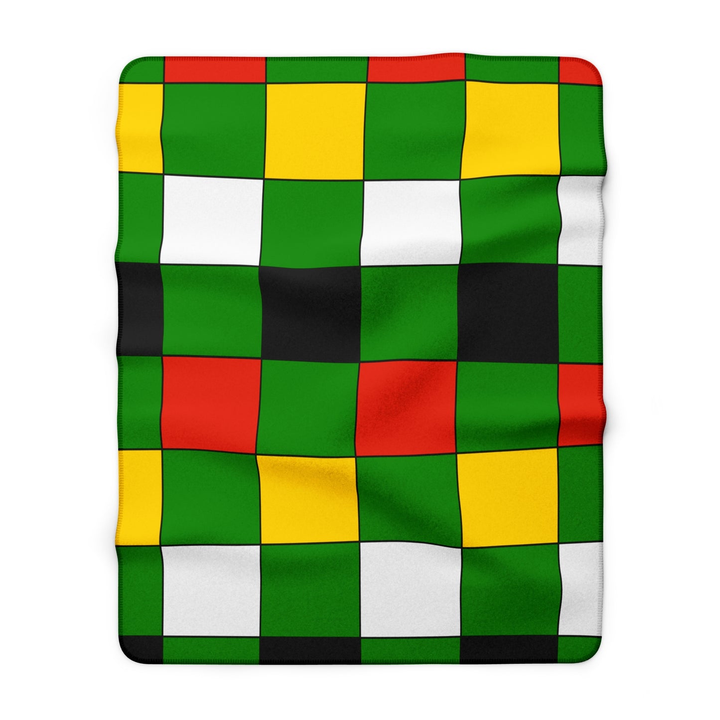 Dominica Retro Check Blanket Throw