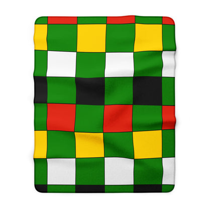 Dominica Retro Check Blanket Throw