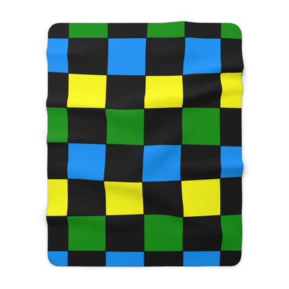 Tanzania Retro Check Blanket Throw