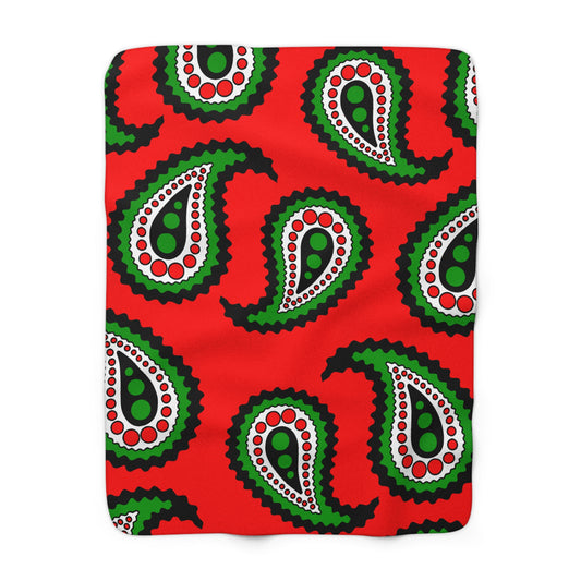 Jordan Retro Paisley Blanket Throw