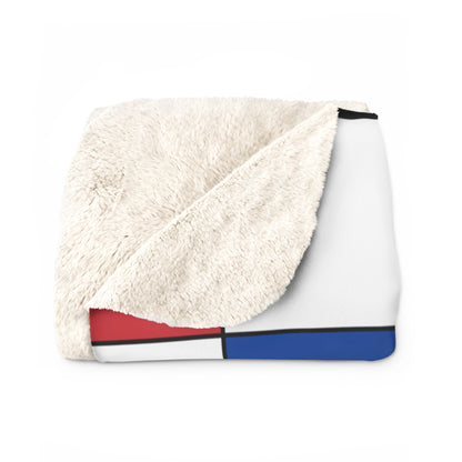 Republic Of Korea Retro Check Blanket Throw