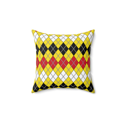 Brunei Darussalam Retro Argyle Cushion Pillow