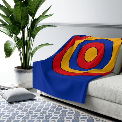 Armenia Retro Target Blanket Throw