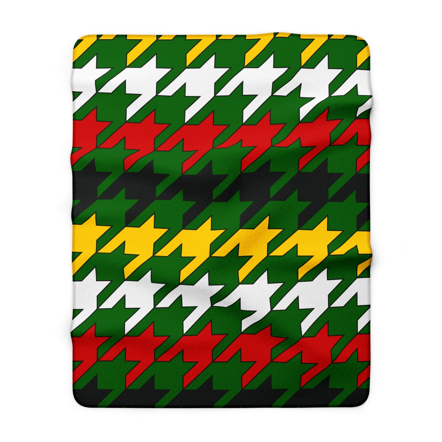 Zimbabwe Retro Houndstooth Blanket Throw