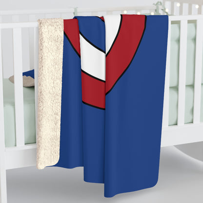 Caribbean Netherlands Retro Target Blanket Throw