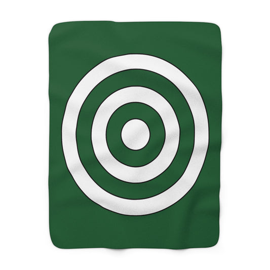 Saudi Arabia Retro Target Blanket Throw
