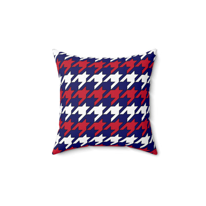 Cook Islands Retro Houndstooth Cushion Pillow