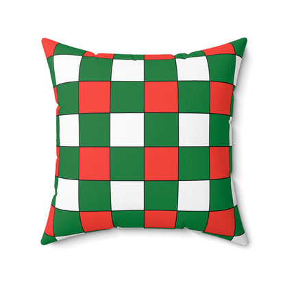 Madagascar Retro Check Cushion Pillow