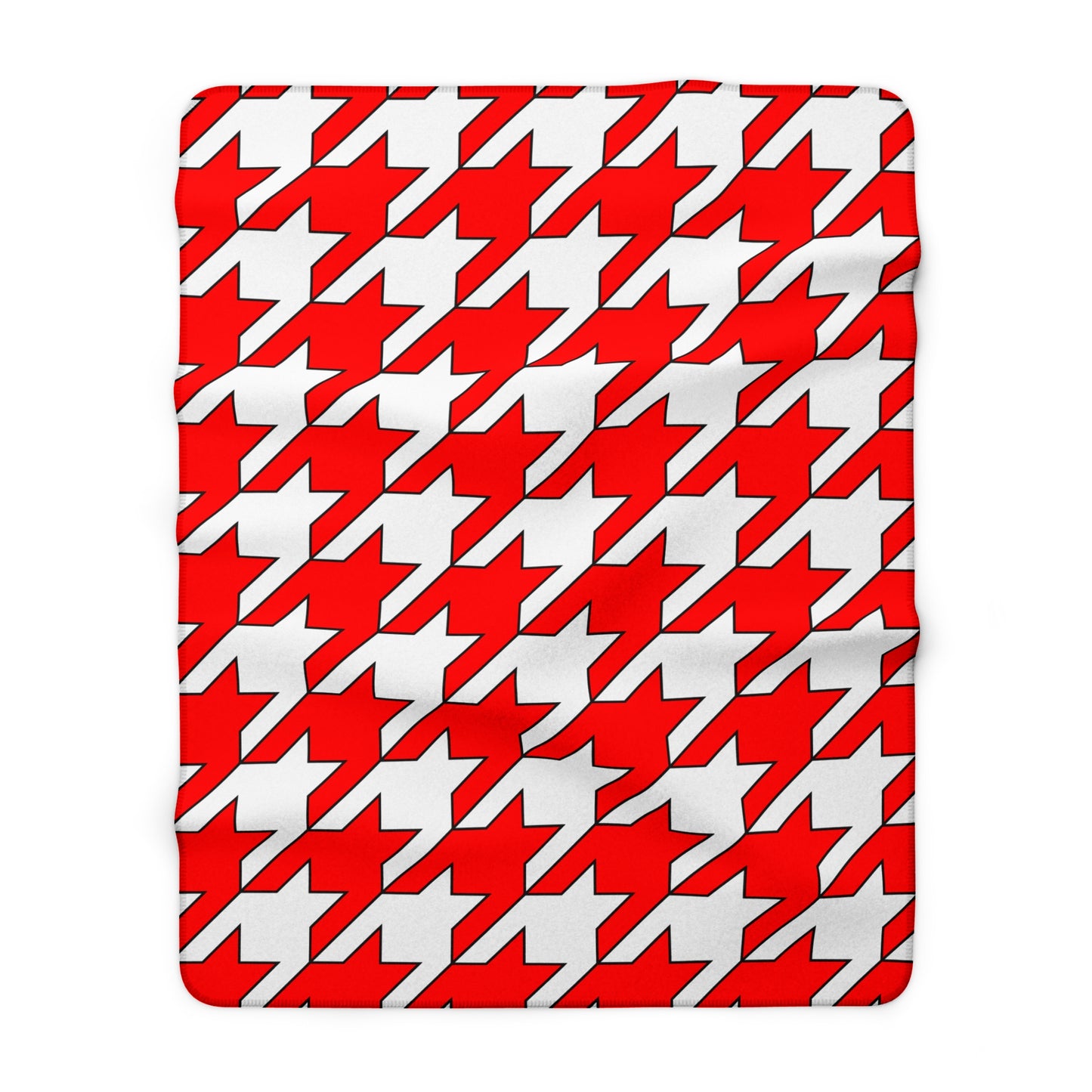 Georgia Retro Houndstooth Blanket Throw