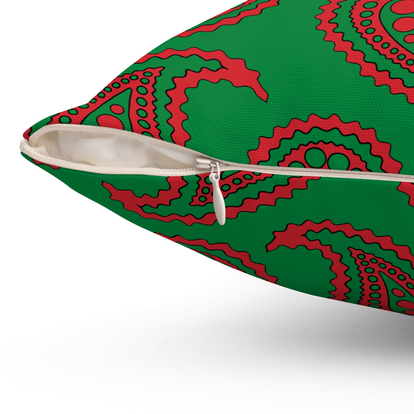 Turkmenistan Retro Paisley Cushion Pillow