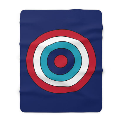 Montserrat Retro Target Blanket Throw
