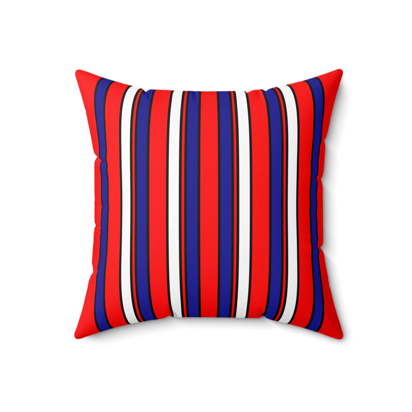 Croatia Retro Stripes Cushion Pillow