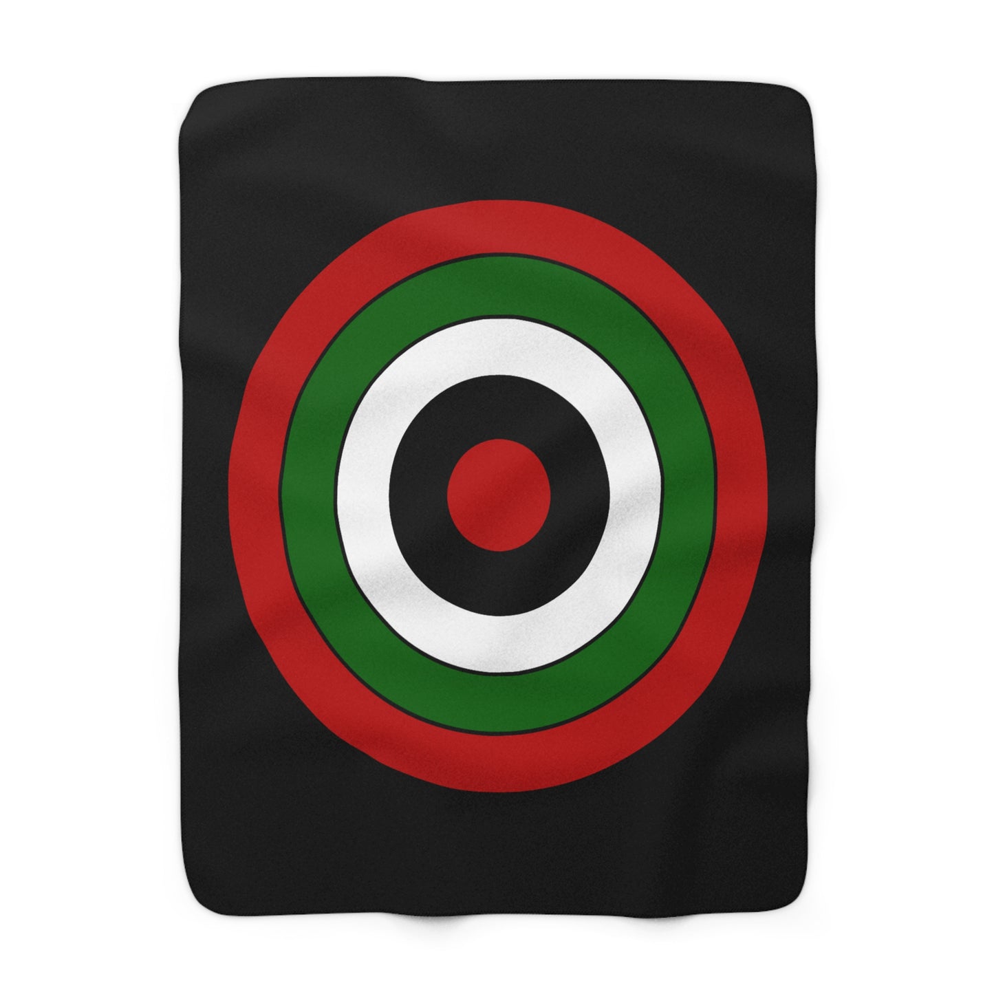 Kenya Retro Target Blanket Throw