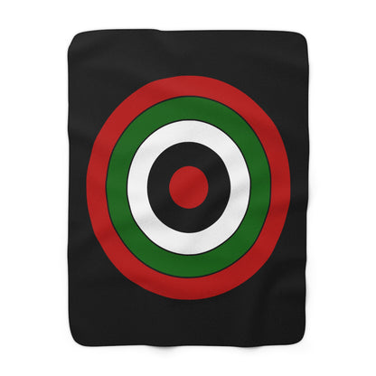 Kenya Retro Target Blanket Throw