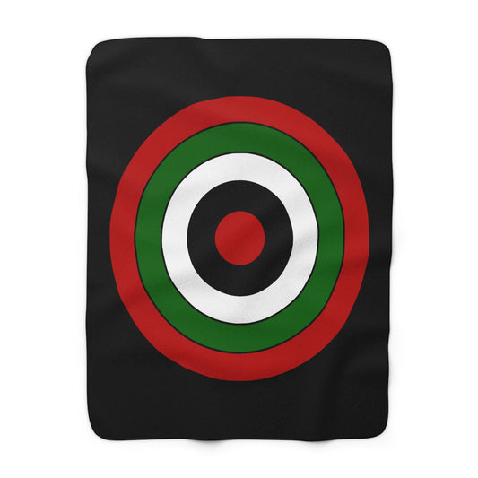 Kenya Retro Target Blanket Throw
