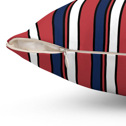 United States Minor Outlying Islands Retro Stripes Cushion Pillow